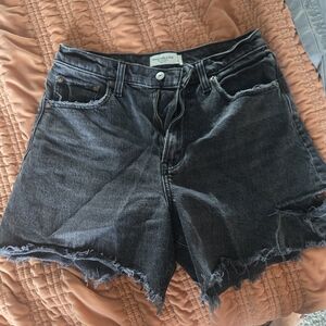 Abercrombie & Fitch Black Jean Shorts